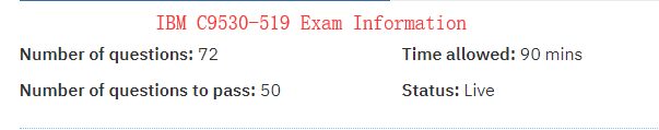 C9530-519 exam information