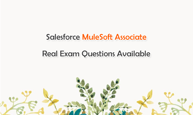 Salesforce MuleSoft Associate Real Exam Questions Available