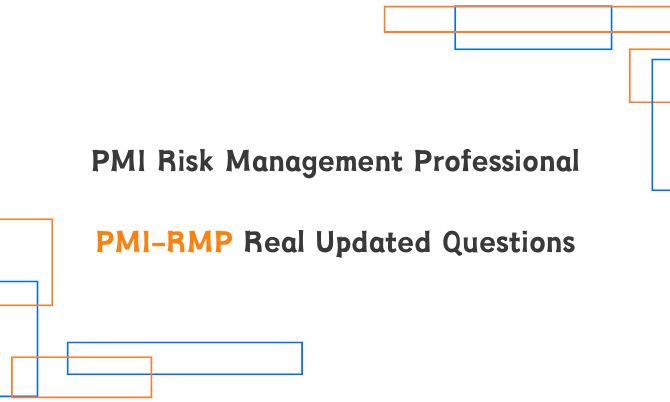 PMI Risk Management Professional PMI-RMP Real Updated Questions